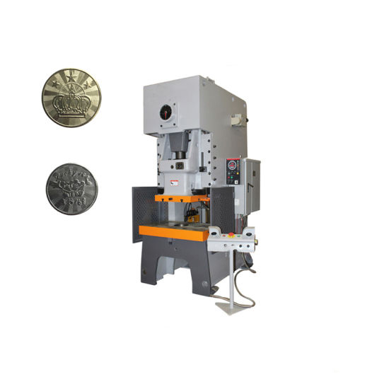 cnc气动冲孔机硬币按金属硬币冲压机